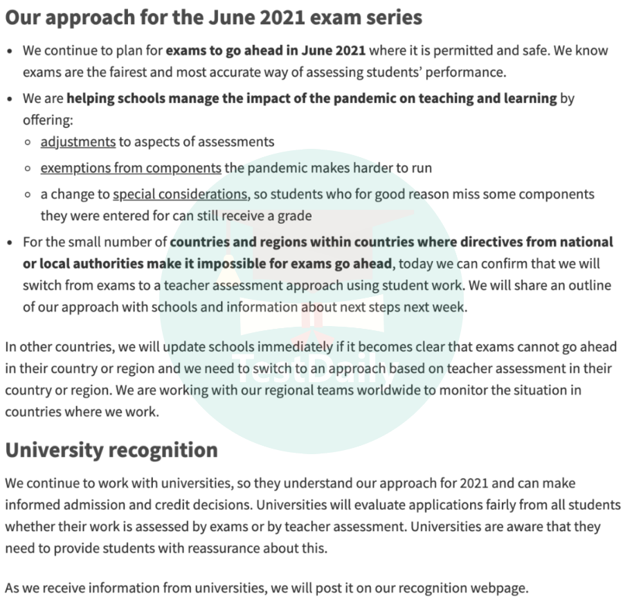 CAIE通知，2021年6月A Level考试报名截止时间延长至3月7日！考试报名流程及注意事项全在这