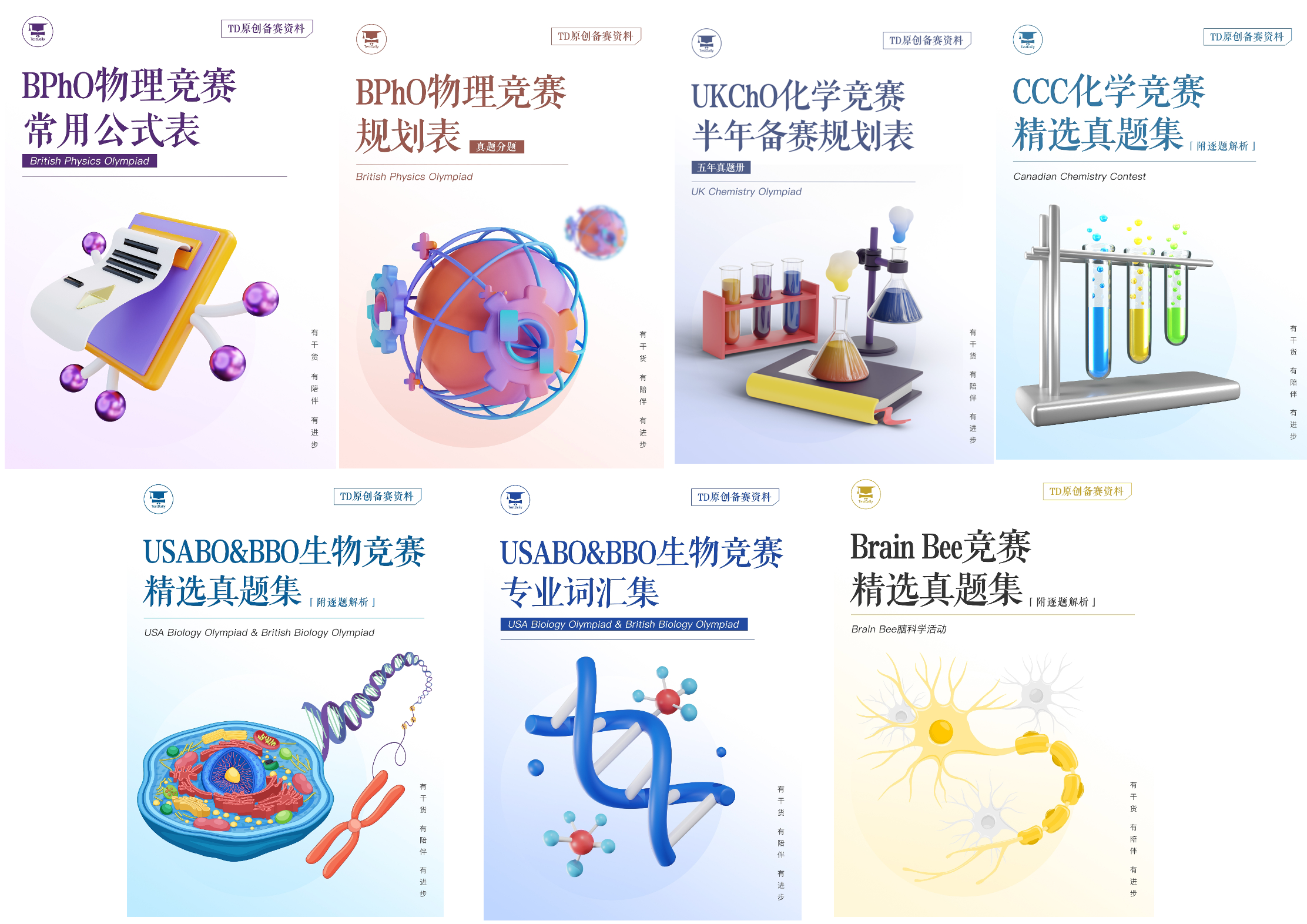 物理化学生物国际竞赛资源合集获取：BPhO/CCC/UKChO/USABO/BBO等干货备赛资料都在这！