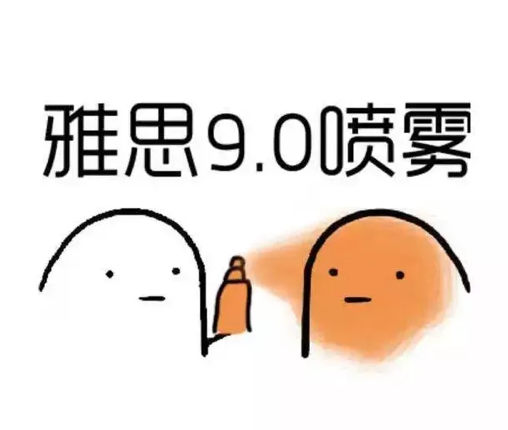 雅思9.0分喷雾