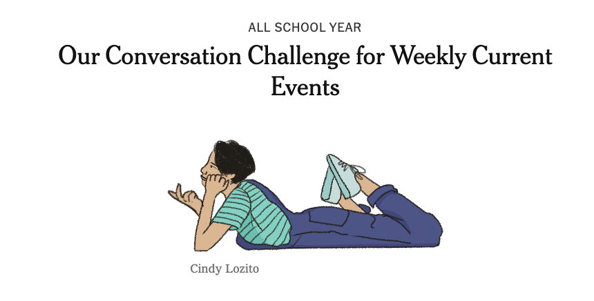 Conversation Challenge for Weekly Current Events