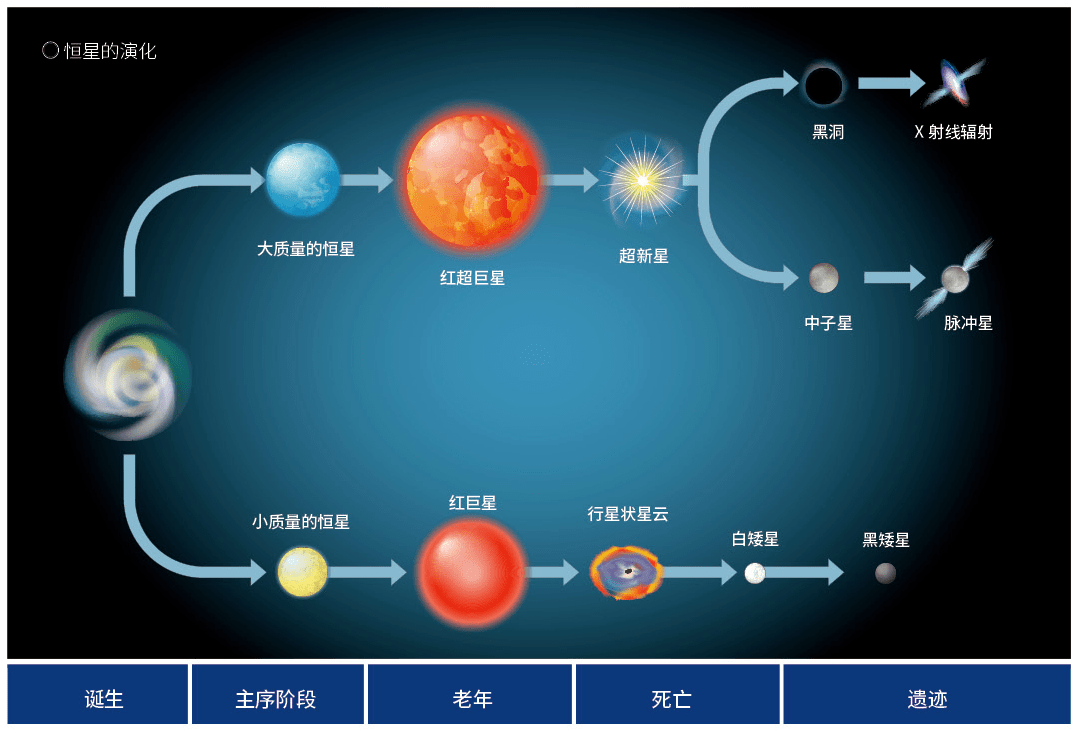 恒星的生命周期