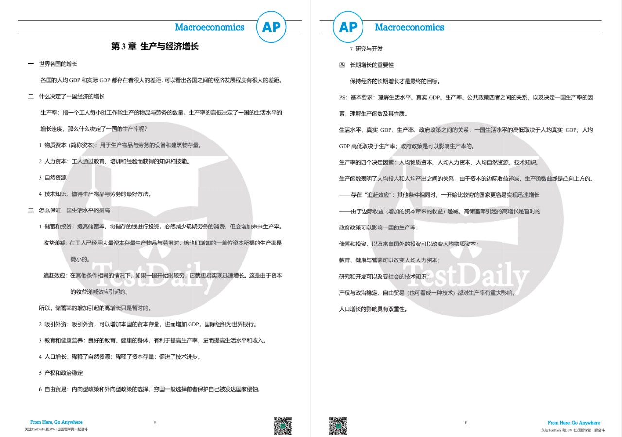 TD AP公式速查册部分内容预览1