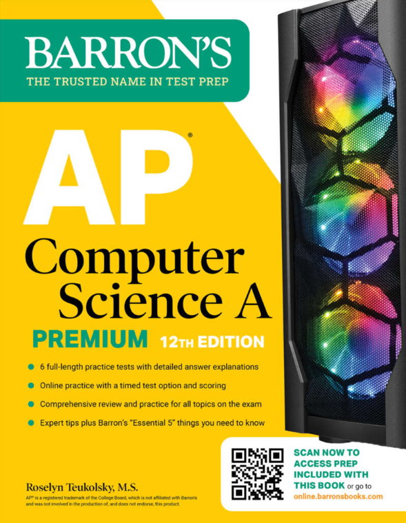 Barron's AP CSA Premium, 2025 Edition